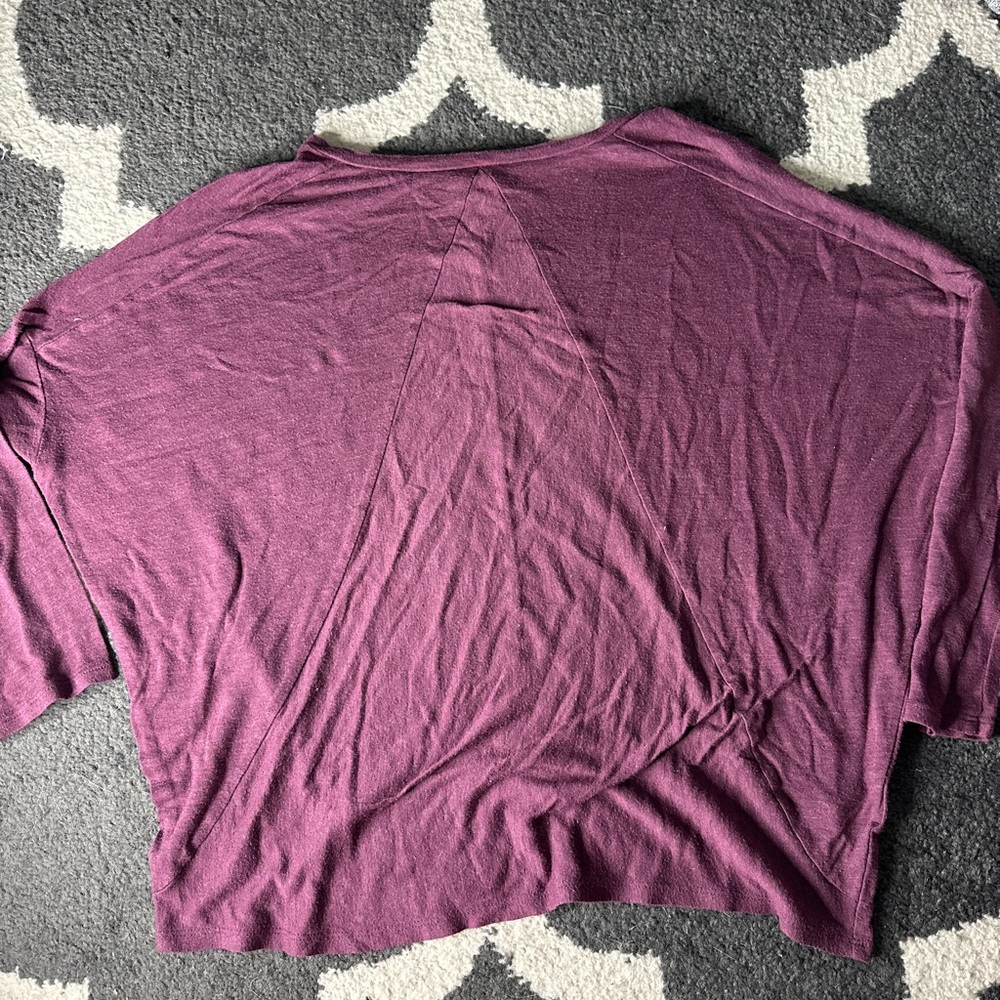 Mid length sleeve blouse